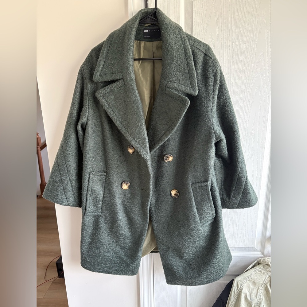 ASOS Dark Green Trench
